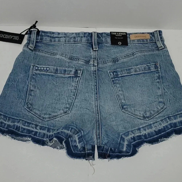 BLANK NYC "The Lenox" High Rise Cut Off Jean Shorts NWT Size 26 - Picture 1 of 9
